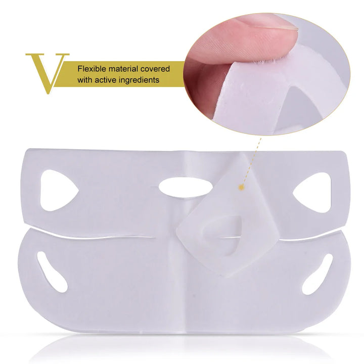 4D Reduce Double Chin Tape V-line Face Lift Up Firming Slimming Mask Anti Puffy Bandage Moisturizing Wrinkle Remover Skin Care