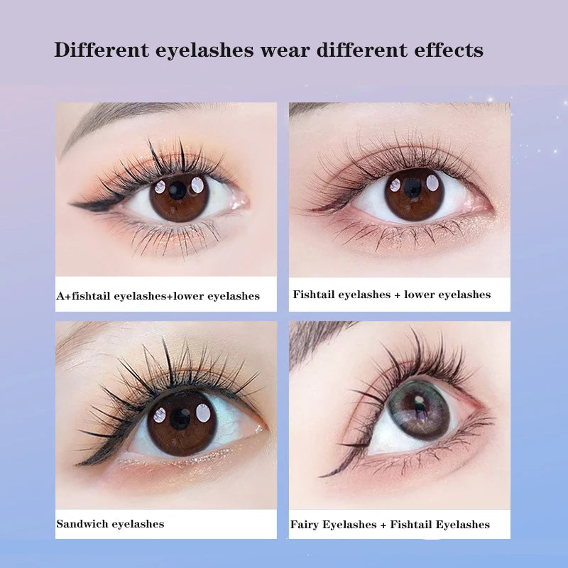 Anlinnet 3D A/M Shape Individual Eyelash Extension  Individual Fairy Angel Eye Lash Extensioin False Mink Lash Make Up